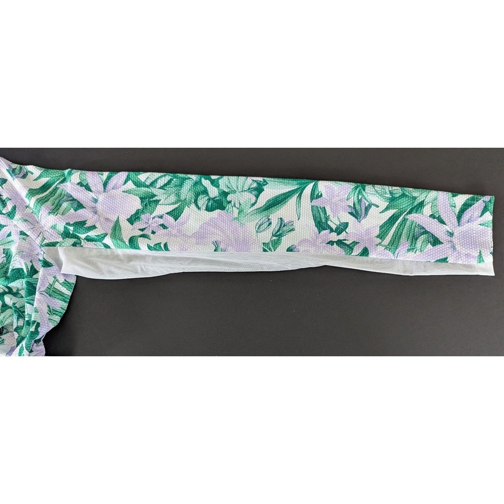 Tommy Bahama Quarter-Zip Everyday Active Long-Sleeve Shirt, Tropical, Small - Picture 6 of 6